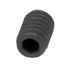 1/4"-20 x 3/8" (1/8 Key Size) STD Cup Point Socket Set Screw Black Oxide Finish [100350]