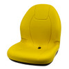 1490 Ultra-High Back Yellow Plastic Pan Seat Black Talon 149000YE [300341]