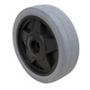 9-3/4 x 2-1/2 HUSQVARNA Grey Wheel w/ Black Rim [700660]