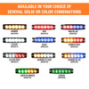 12-24 Volt DC Amber Ultra Thin 5" LED Strobe Light Buyers Products 8892200 [501623]