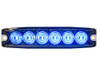 12-24 Volt DC Blue Ultra Thin 5" LED Strobe Light Buyer Products 8892204 [501634]