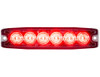 12-24 Volt DC Red Ultra Thin 5" LED Strobe Light Buyer Products 8892203 [501635]