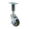 4" x 1-1/4" Swivel Plate Caster W/ Adjustable Leg and Side Wheel Brake Jarvis 4-36-314-G SATP BRK PA 10.0 [700750]