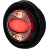2" 14 LED Amber/Red Round Recessed Combination Marker/Strobe Light Buyers Products 5622001 [501648]