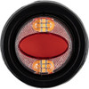2" 14 LED Amber/Red Round Recessed Combination Marker/Strobe Light Buyers Products 5622001 [501648]