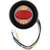 2" 14 LED Amber/Red Round Recessed Combination Marker/Strobe Light Buyers Products 5622001 [501648]