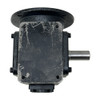 60:1 Right Angle Cast Iron Worm Gear Reducer 0.38 HP 56C Right Output Worldwide HDRF-175-60-R-56 [BB13-175-60-R-56C]
