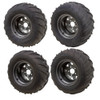 23x10.50-12 24x12.00-12 Steel Wheel 22 MAG OFF ROAD Bar Lug Tires set of 4 [700762]