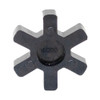 Front view Buna-N Insert for L-090 Jaw Coupling Half