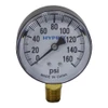 160 PSI Pressure 2-1/2" Dia. Dry Lower Mount 1/4" NPT Gauge