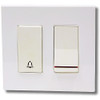 SPST & Doorbell Switch Assembly 15 Amp Luminex DK 401 BOTON TIMBRE. [500445]