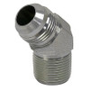 JIC 6 Male x 1/2" NPT Male 45 Degree Elbow 2503-06-08 Adapter [901645]