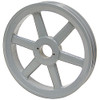 6.25 OD H-Bushing Double Groove Pulley [601804]