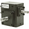 15:1 Right Angle Cast Iron Worm  Gear Reducer 1.24 HP Left Output Worldwide HDRS-175-15-L [601922]