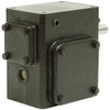 5:1 Right Angle Cast Iron Worm  Gear Reducer 1.15 HP Right Output Worldwide HDRS-133-5-R [601888]