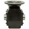 50:1 Right Angle Cast Iron Worm Gear Reducer 0.74 HP 56C Hollow Output Worldwide HDRF-206-50-H-56C [602066]