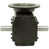 60:1 Right Angle Cast Iron Worm Gear Reducer 1.16 HP 56C Dual Output Worldwide HDRF-262-60-DE-56C [602147]