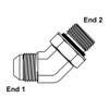 JIC 4 Male x SAE 4 Male 45 Degree Elbow 6802-04-04 Adapter [901966]