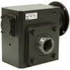 40:1 Right Angle Cast Iron Worm Gear Reducer 3.35 HP 56C Hollow Output Worldwide HDRF-325-40-H-56C [602174]