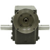 40:1 Right Angle Cast Iron Worm Gear Reducer 3.35 HP 56C Dual Output Worldwide HDRF-325-40-DE-56C [602175]
