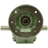 5:1 Right Angle Cast Iron Worm Gear Reducer 9.1 HP 184TC Dual Output Worldwide R325-5:1-184TC-9.1DE [602271]