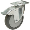 5" x 1.25" Swivel Plate Caster w/ Wheel Brake [700140]