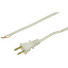 18/2 White Flat Power Cord 9 Ft [500753]