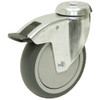 5" x1 -1/4" Bolt Hole Caster w/One Position Swivel Lock [700264]