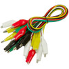 10 Pack Alligator Test Leads Large 1.75" Clips 24" Long 68-0784 [500830]