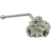 SAE 8 Carbon Steel 5145 PSI 3-Way Ball Valve Dynamic DE3L-08-SAE [903664]
