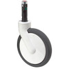 8" x 1-1/4" Medcaster Round Stem Caster w/Directional Brake 901933 [700222]