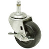 3x1-1/4 Faultless Grip Ring Swivel Caster w/Brake [700210]