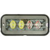 4-7/8" 4 LED 2 Amber & 2 Clear Strobe Light Buyers Products 8891105 [500928]