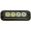 4" 2 Amber & 2 Clear LED Strobe Light Buyers Products 8891132 [500938]