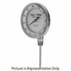 0 - 200 Degree C 5" Face 2-1/2" Stem Teltru BC550R Series 40100278 Thermometer [200648]