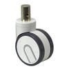 4" x 0.59" Tente Swivel Round Stem Caster [700423]
