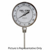 -20 - 120 Degree C 5" Face 15" Stem Teltru BC550R Series 40101586 Thermometer [200655]