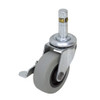 2" x 3/4" Swivel Grip Ring Caster w/Brake [700481]