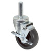 4" x 1-1/2" Swivel Stem Caster w/Brake [700455]