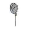 50-400 Degree F, 0-200 Degree C  5" Face 6" Stem Teltru BC501400FC Series 40100608 Thermometer [200715]