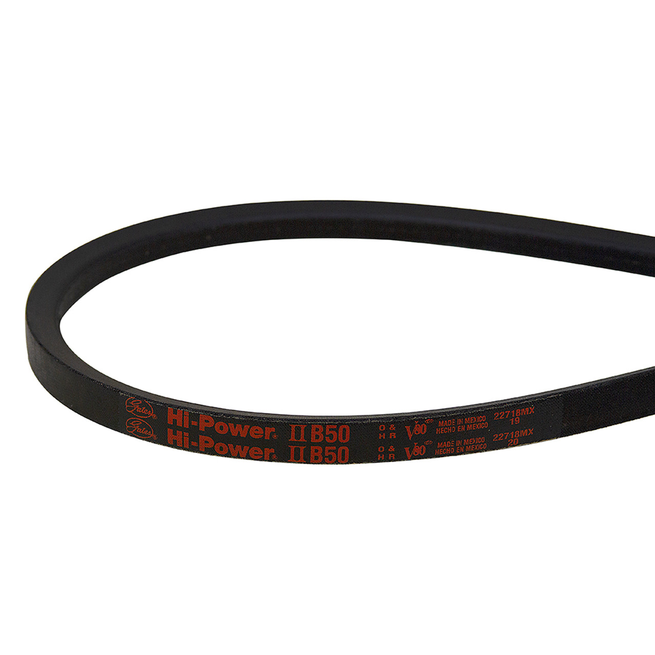 53" B V-Belt Type B50 Hi-Power II Belt 9003-2050 Gates [603985]