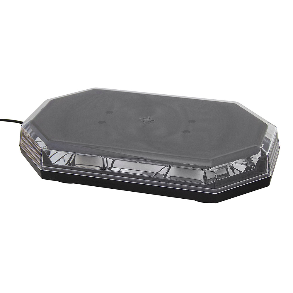 12-24 Volt 15" 34 Amber 34 Blue LED 10 Pattern Light Bar Buyers Products 8891068 [501438]