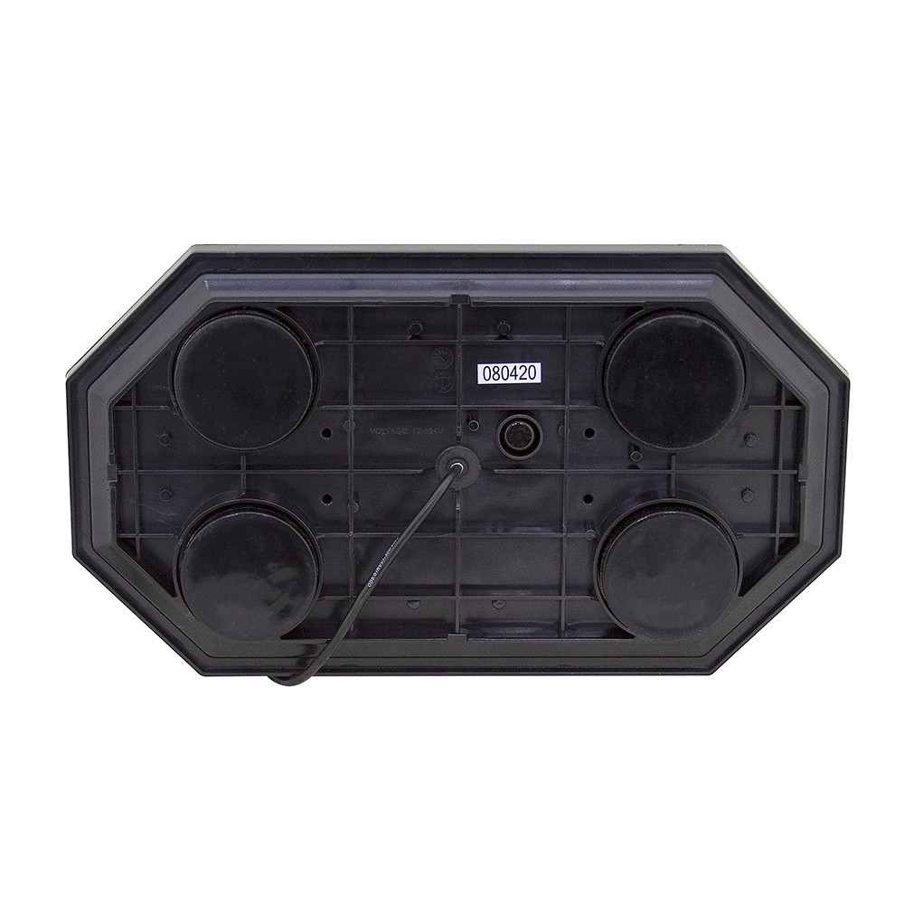 12-24 Volt 15" 34 Amber 34 Blue LED 10 Pattern Light Bar Buyers Products 8891068 [501438]