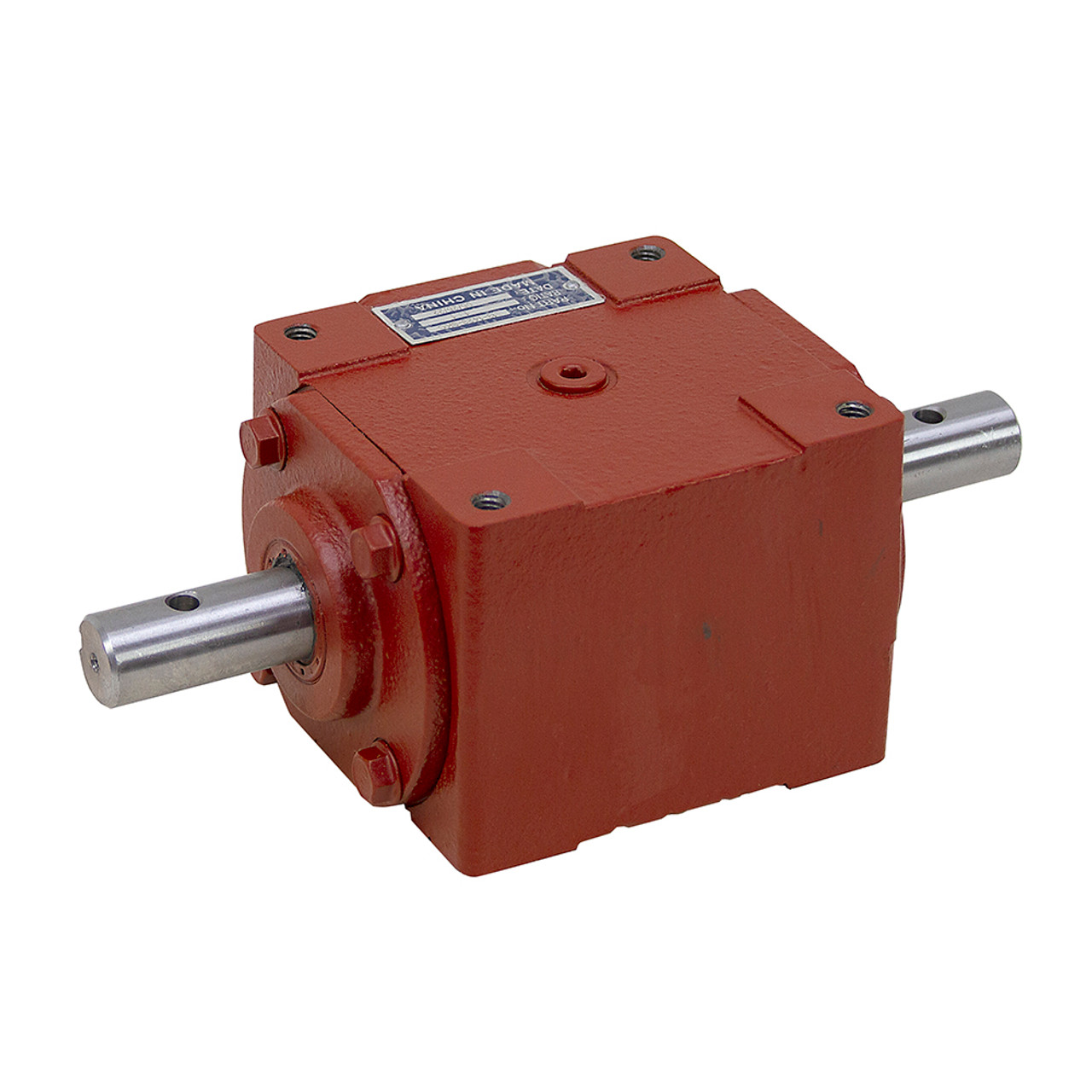 1:1 32 HP RA Gearbox 3 Shafts All Keyed and Crosshole [604021]