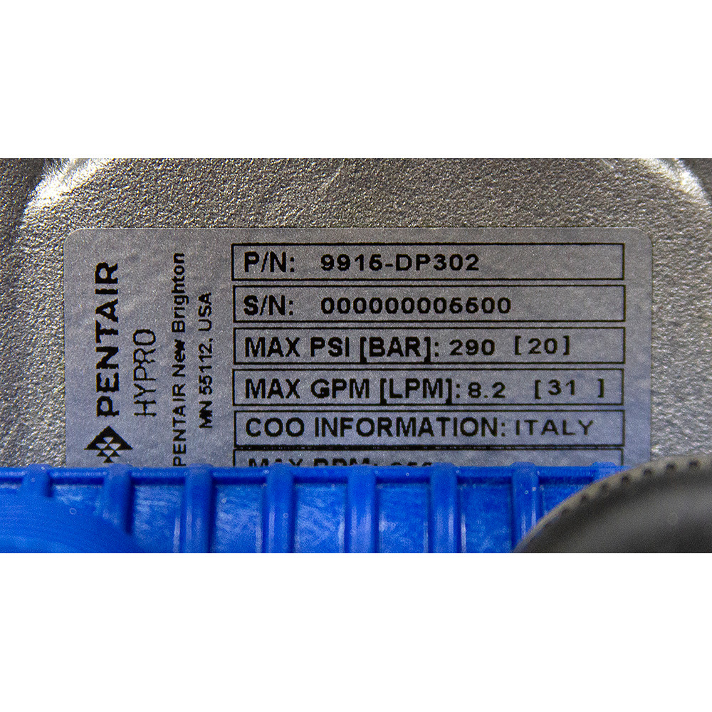 7.1 GPM 290 PSI Medium Pressure Diaphragm Pump Pentair Hypro by