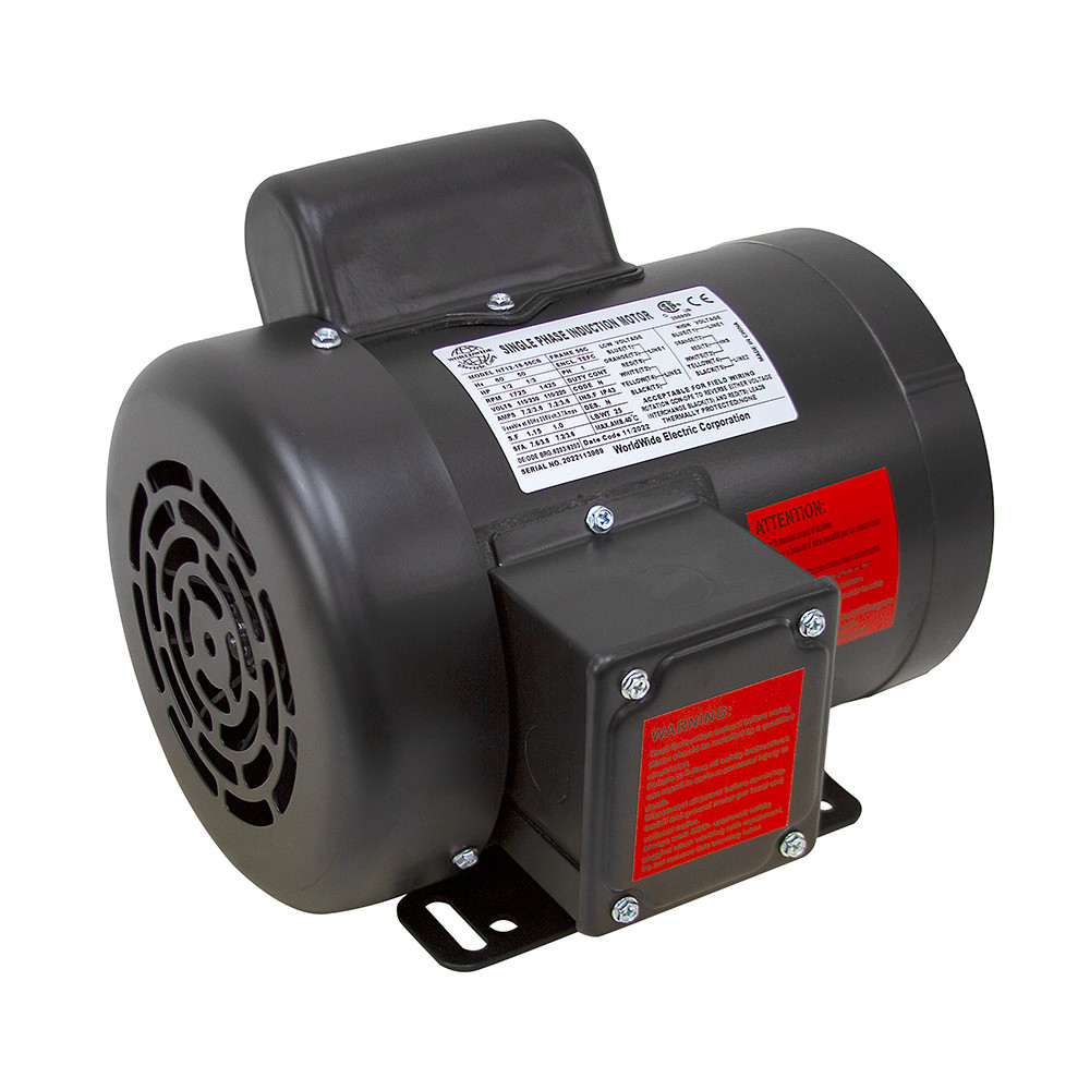 1/2 HP 115/230 Volt AC 1725 RPM  WWE NT1-2-18-56CB Motor [501544]