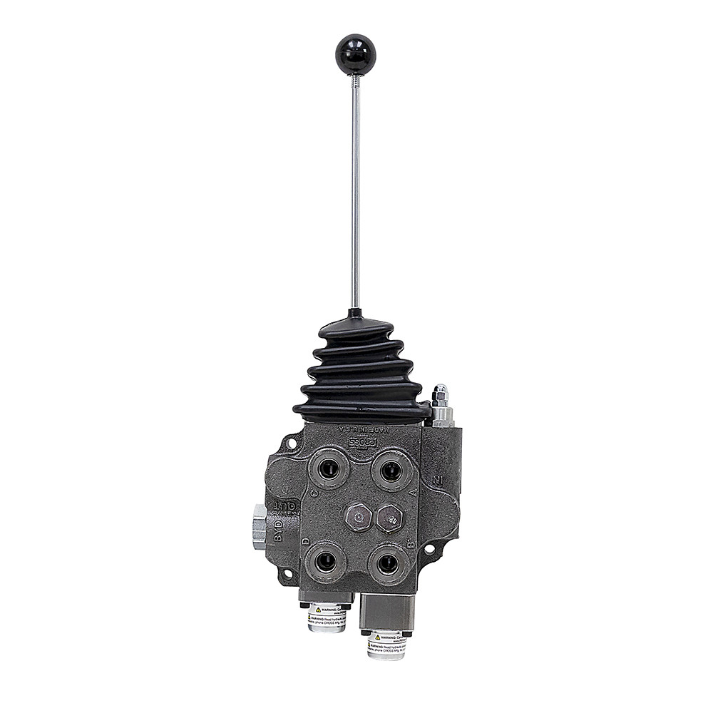2 Spool 30 GPM Double Acting Joystick Directional Valve W/ First