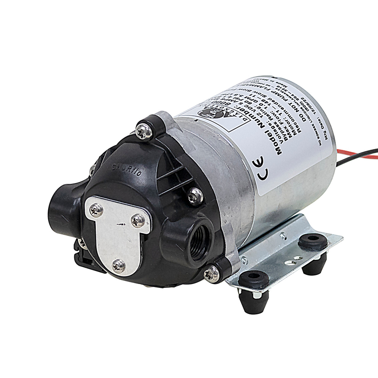 1.0 GPM 60 PSI 12 Volt DC Auto-Demand Diaphragm Pump Shurflo 8000-241-280 [200839]