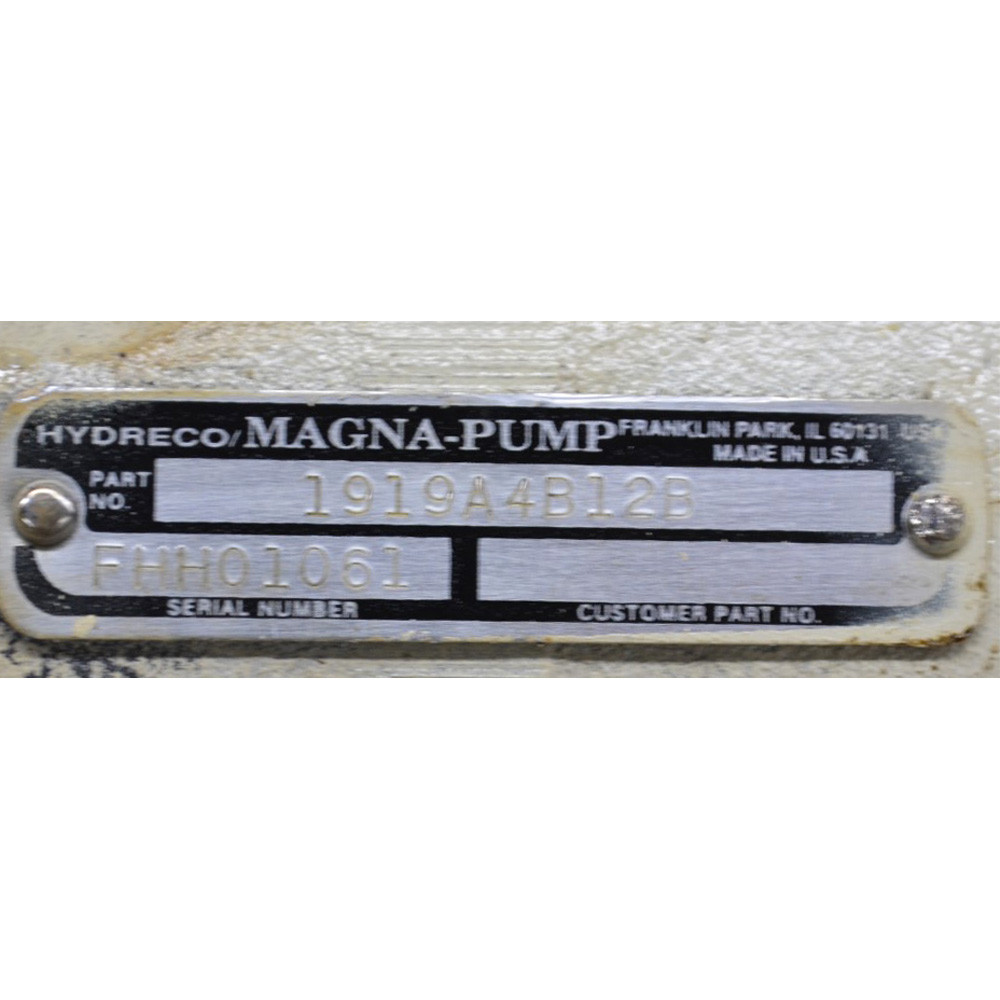 Hydreco FHH01061 Hydraulic Gear Pump [WC9-221]