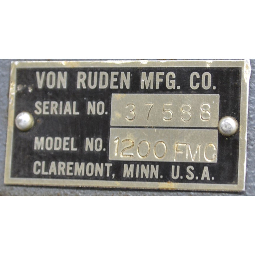 Von Ruden 1200 FMC Hydraulic Gear Motor [WC9-308]